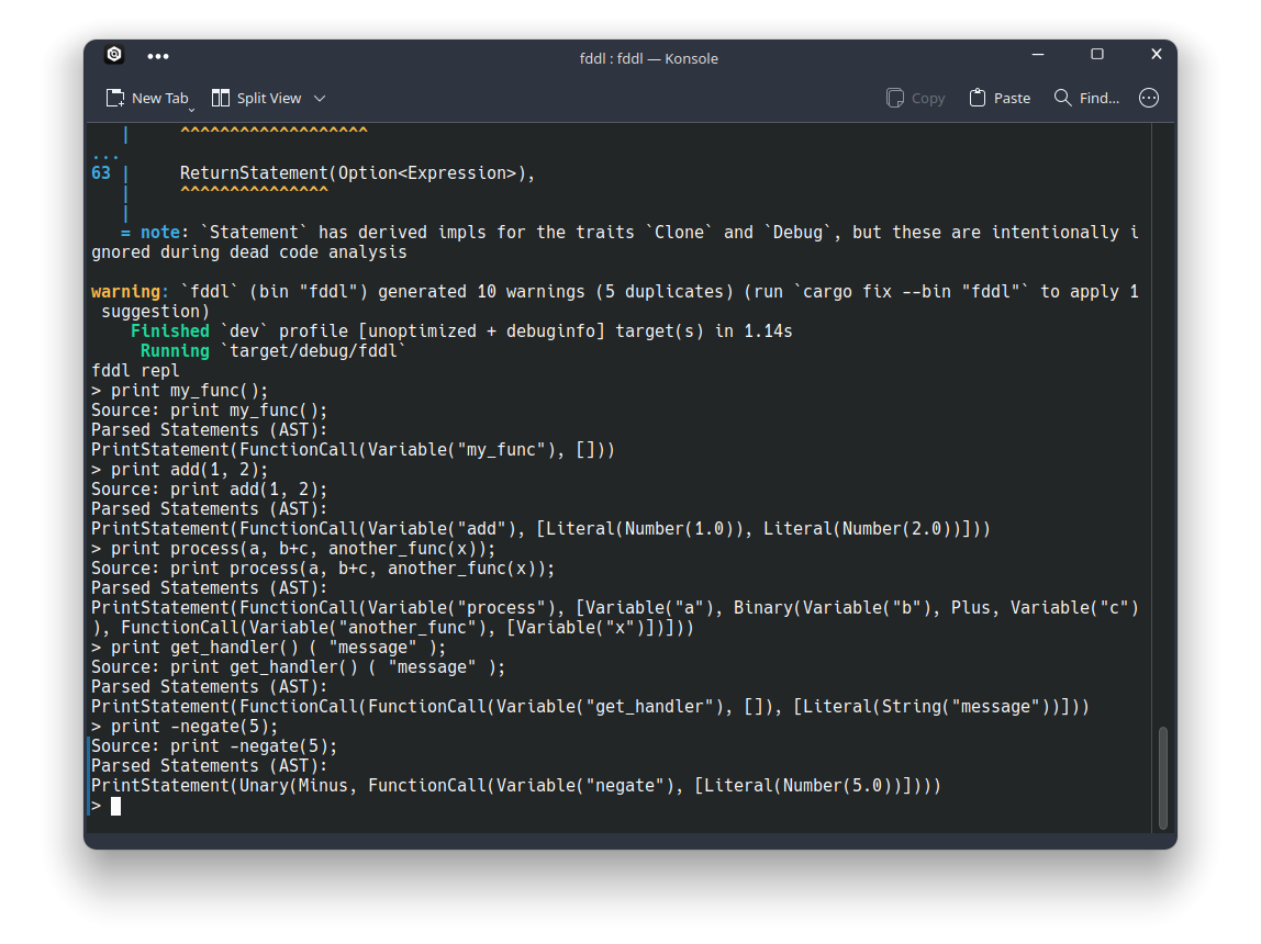 arithmetic parsing