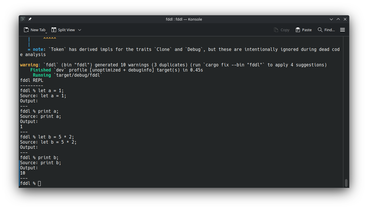 Variables are being stored!