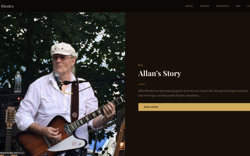Allan Rhodes Artist Site