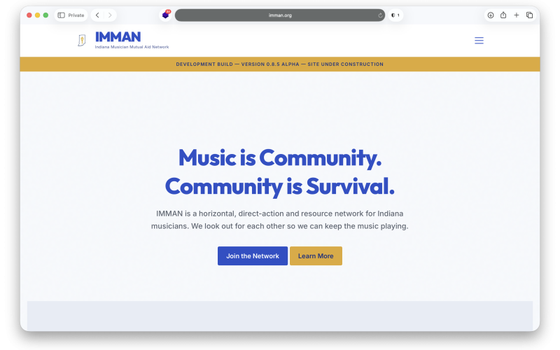 Indiana Musician Mutual Aid Network